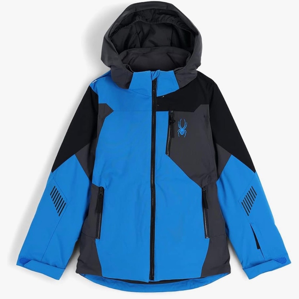 Spyder Kids Blue and Black Jacket